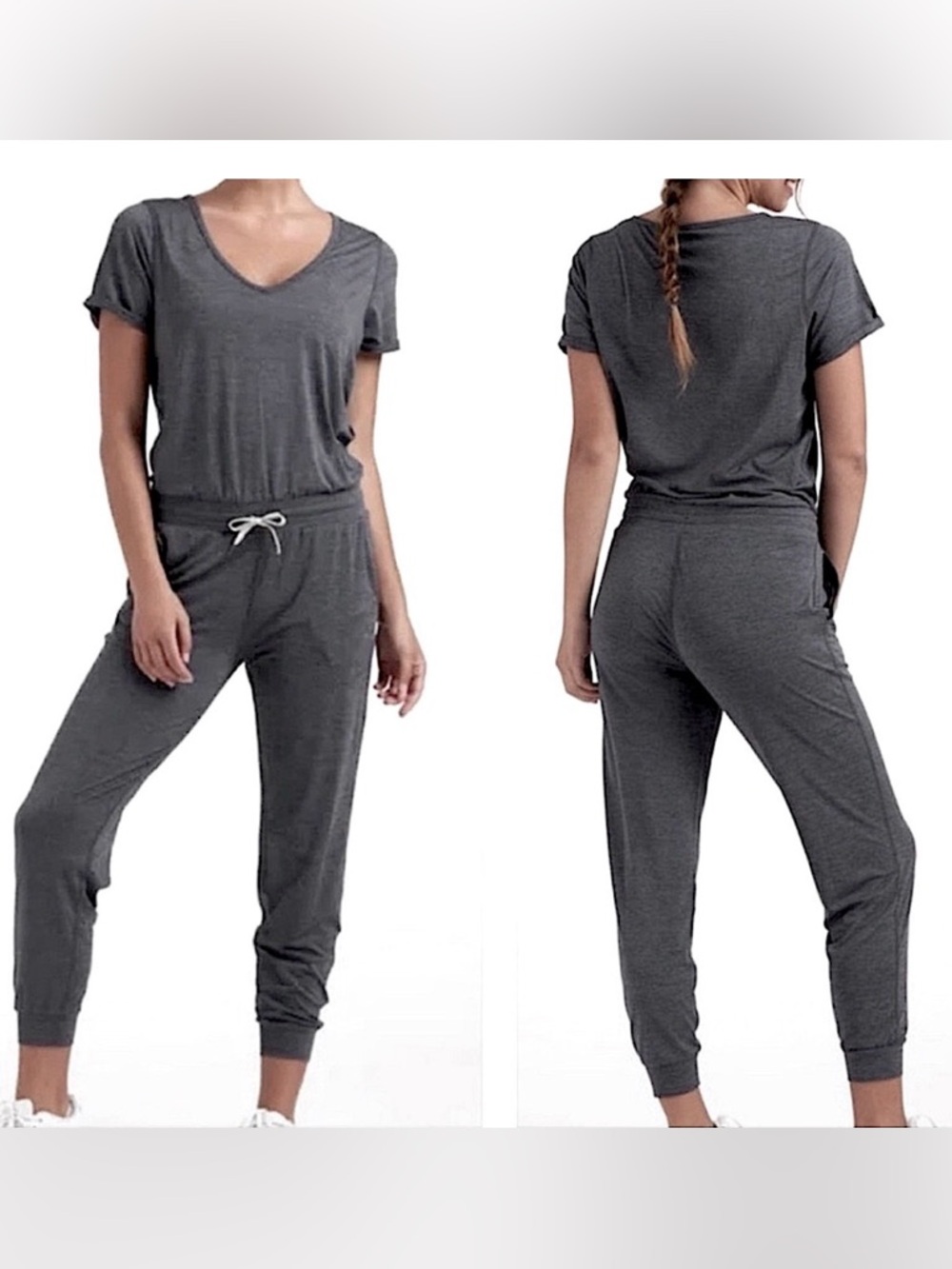 NWT Vuori All Day Jumpsuit in Charcoal